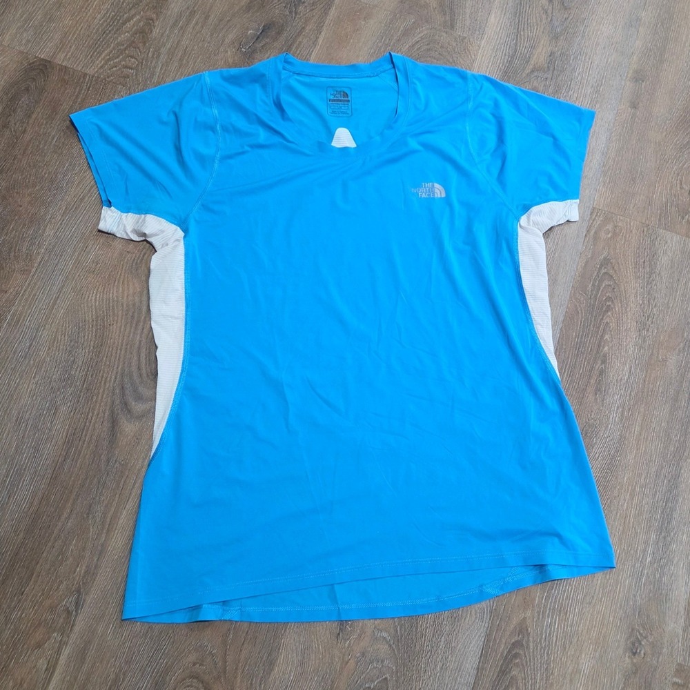 The North Face Flight Series Womens Blue VaporWick Running T-Shirt Large L/G - Picture 1 of 7